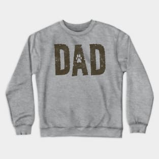 Paw-fect Dad for Light Color Crewneck Sweatshirt